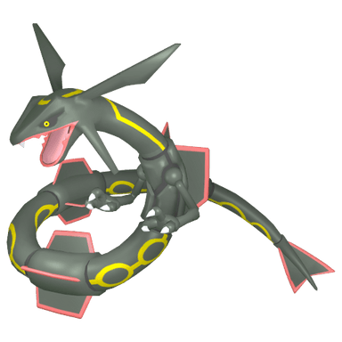 Pokémon sword-shield Shiny Rayquaza