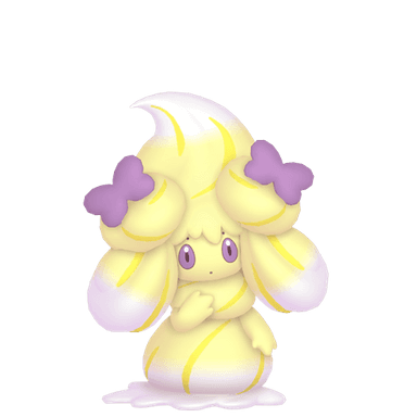 Pokémon scarlet-violet Alcremie (Lemon Cream Ribbon)