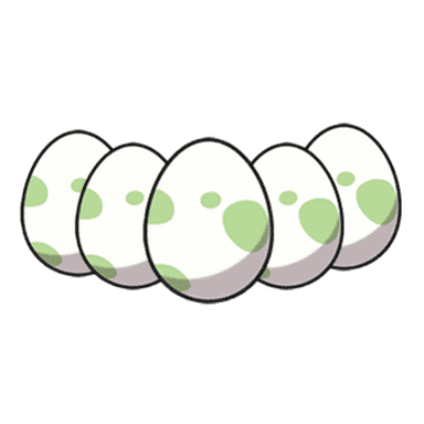 Pokémon scarlet-violet Mystery Shiny Eggs Bundle (5)